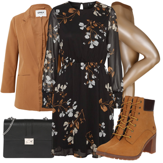 Outfit s Hnědá Kozačka nad Kolena/Zimní bota/Kožená Kozačka nad Koleno/Westernová Kotníková Bota/Kozačka po Kolena/Kotníková Bota Na Podpatku/Plochá Kotníková Bota/Klasická Kozačka/Kotníková Bota s Podšívkou/Sportovní Bota Timberland "Perfektní na zimu"