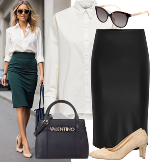 Moederdag Outfit met rood/bruin/geel Zonnebril kate spade "Modieuze lente-outfit"Look: Popconcert, Valentijnsdag, Moederdag, Speciale gelegenheden, Carnaval, Oudejaarsavond