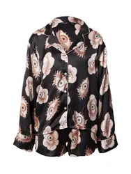 Nasty Gal Shorty beige / braun / schwarz