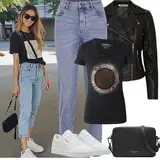 Kombinacije s boyfriend crnim trapericama image