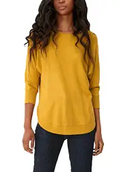 Q/S designed by - s.Oliver Damen 50.2.51.17.170.2119334 Sweater, Gelb, M EU