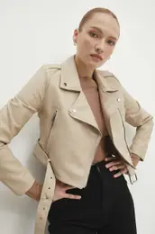 Biker jakna enska, be barva