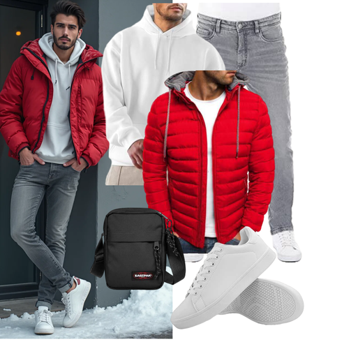 Rot/Dunkelrot Jacke mit Seitlichem Reißverschluss/Winterjacke/Herbstjacke/Steppjacke/Kapuzenjacke/Unisex Hoodie/Hoodie/Sport Hoodie/Strick Hoodie/Ausgefallener Hoodie kombinieren