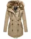 Navahoo Winterjacke Diamond Designer Winterjacke mit Teddyfell gefttert