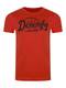 DENIMFY Tshirt Herren Regular Fit DFNuri Rundhalsausschnitt Kurzarm Sommer Tee Shirt Logoprint Baumwolle, Größe:M, Farben:Strawberry Red (HDY)