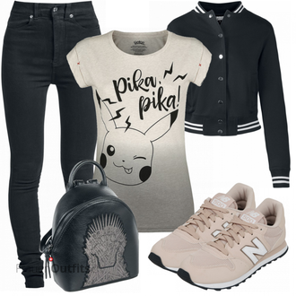 Outfit mit Blau Rucksack Game of Thrones "Outfit für die Freizeit"