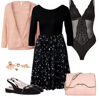 Schicke Outfits Geburtstag mit Schwarz About You "Schickes Herbst Outfit"Look: Wasen, Geburtstag, 40 Geburtstag