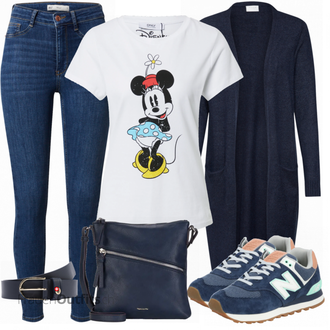 Outfit mit Blau Große Größe Gina Tricot "Schönes Frühlings Outfit"