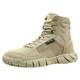 YEVHEV Tactical Schuhe Herren Leichte Militär Stiefel rutschfeste Ultralight Sportschuhe Verschleißfest Militärstiefel für Camping,Wandern,Sport,Outdoor, Sand, Gr. 43 EU