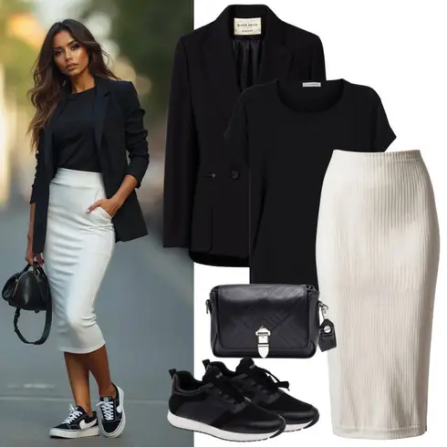 Beige/Weiß/Khaki/Braun Short Große Größe/Kleid Große Größe/Strick Große/Strickrock/Bleistiftrock Pieces kombinieren