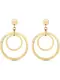 GUESS Ohrhänger Hoops Circles gold