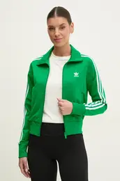 Pulover Adicolor Classics Firebird enski, zelena barva, JC8261