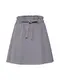 VILA Rock VIPINSTRIPE HW SKIRT grau / weiß