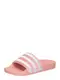 ADIDAS ORIGINALS Pantolette 'Adilette' altrosa / wei