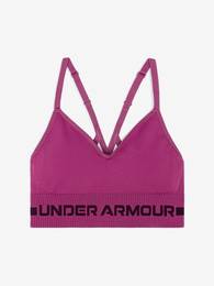 Women's Sports Bra Seamless Low Long Bra Pink, LG
