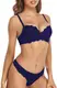 SHEKINI Dessous-Sets für Damen BH Bügel Unterwäsche Set BH und Slip Siptzen BH Sexy Lingerie Tanga Frauen Abnehmbare Träger