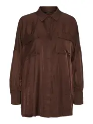 VERO MODA Bluse ''''TIKA'''' schoko