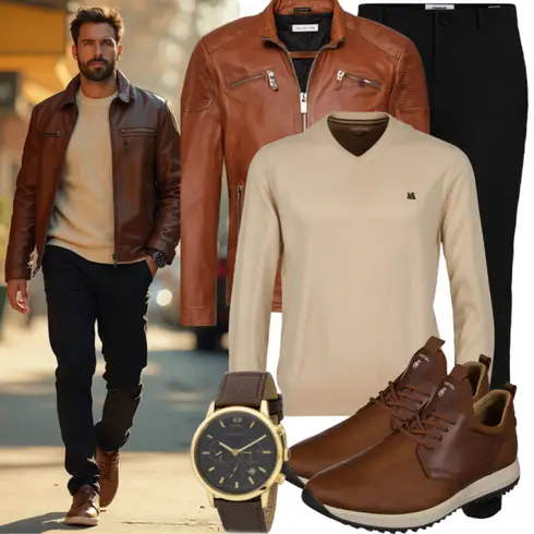 DunkelBraun/Braun Leder Sneaker/Winter Sneaker/Walkingschuh/Trekkingstiefel K-SWISS kombinieren