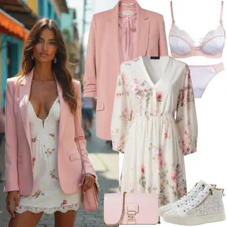 Kombinacije za ljeto Od 40 godina sa Crvena/Pink/Narandžasta Odijelo/Pletenina About You Curvy, Crna/Smeđa/Bijela/Narandžasta/Ljubičasta Omotna Haljina/Zimska Pletena Haljina/haljina uz Tijelo/Haljina s Prorezom/Bluza Haljina/Sexy haljina/Duga pletena haljina/Mini Haljina/Haljina dugih rukava Trendyol, Pink Torba za pisma/Torbica za telefon/Mala Torbica/Torba preko ramena/Pojasna torbica/Torba za rame/Vrećica Guess, Bijela/Krem Tenisica s platformom/Kožna tenisica/Tanka tenisica/Teddy tenisica/Niska Tenisica Only, Pink Muške cipele u veličini 11/Trokutasti Grudnjak/Push-up grudnjak s halterima/Bralette Grudnjak/Grudnjak sa žicom/Grudnjak sa žicom/Čipkasti grundjac/Mekani grudnjak/Komplet donjeg rublja od čipke PETITE FLEUR "Proljetna odjeća"