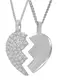 FIRETTI Partnerschmuckset silber / wei