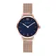 PAUL HEWITT Armbanduhr Damen Sailor Line Modest Blue Lagoon - Damen Uhr (Rosegold), Damenuhr Edelstahlarmband in Rosegold, blaues Ziffernblatt