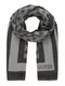 GUESS Schal hellgrau / schwarz