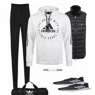 Outfit mit Blau Adidas Performance "Adidas Sale"