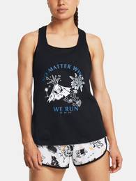 Tank Top UA We Run Tank-BLK - Women