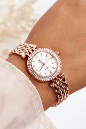 Women's Watch with Zirconia on Bracelet GDM3411 Rose Gold
