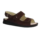 Flache Sandalen mit Klettverschluss image