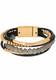 Sweet Deluxe Sweet Deluxe Armband Rabea gold / rauchgrau / schwarz