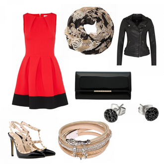 Outfit mit Blau Tigha "StilvollundElegantamAbend"