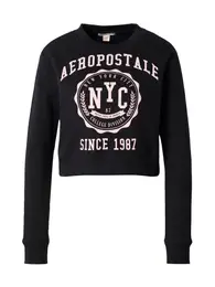 Sweater majica svijetloroza / crna