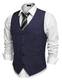 COOFANDY Herren Anzug Westen Slim fit Elegant Hochzeit Anzugweste Klassische Casual Businessweste Formelle Smoking Westen mit Taschen