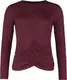 Black Premium by EMP Rood shirt met lange mouwen en rimpels Vrouwen - XL