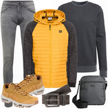 Gelbe Nike Sneaker Outfits image
