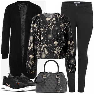 Outfit met blauw Sneaker Nike "Stijlvolle look voor de lente"