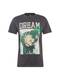 JACK & JONES T-Shirt JORRAPPER TEE SS CREW NECK dunkelgrau