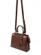 GUESS Handtasche ''''KATEY'''' dunkelbraun / gold