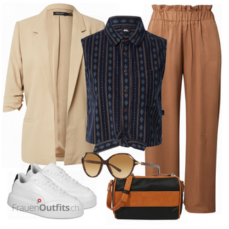 Outfit mit Schwarz Casual Top Quiksilver "Sommerliche Bekleidung"