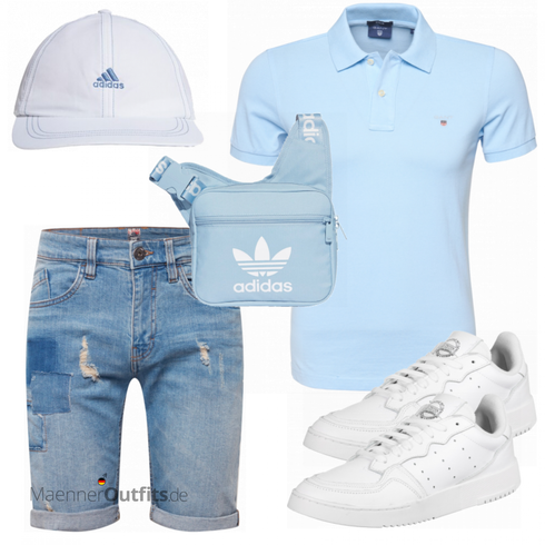 Weiß Poloshirt GANT kombinieren