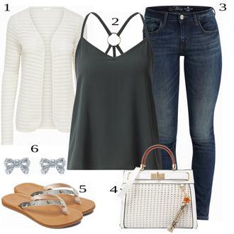 outfit mit Bela/Siva Jopica Only "Tvoj cool outfit"
