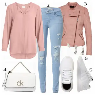 Outfit sa Bež Traper Jakna Only "Proljetni Outfit"