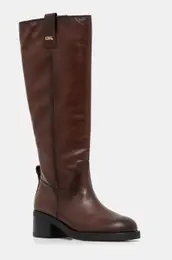 Usnjeni elegantni kornji BROOKLYN enski, rjava barva, KL41790