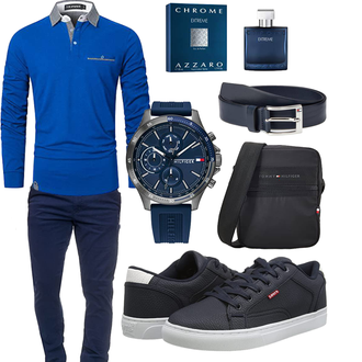 Outfit mit Blau LIUPMWE "Super für die Freizeit"