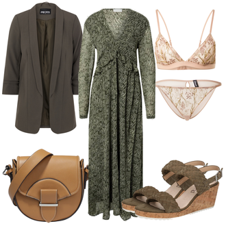 Mit Pailletten Outfit mit Beige/Rosa Bikini Großer Cup etam "Schönes Freizeit Outfit"