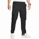 ZOXOZ Hosen Herren Chino Cargo Hose Herren Freizeithose Cargohose Männer Jogginghose Herren Baumwolle Sporthose Männer Lang Elastische Taille mit Kordelzug Casual Hose mit Taschen Schwarz M